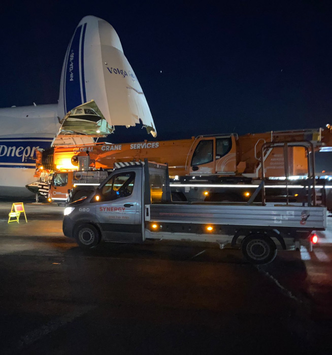synergy lifting solutions air- argo loading glasgow airport